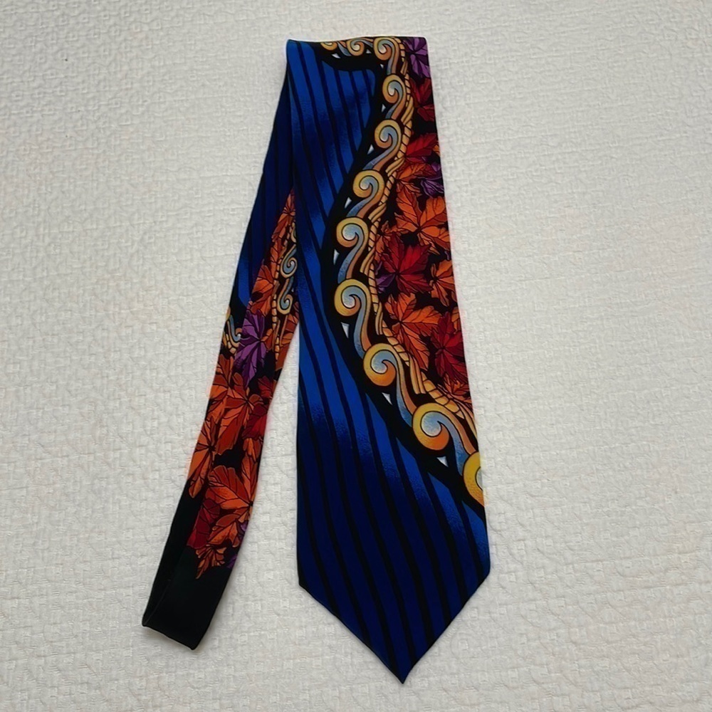 Rush Limbaugh No Boundaries Collection 100% Silk Tie—Colorful! Excellent Cond!